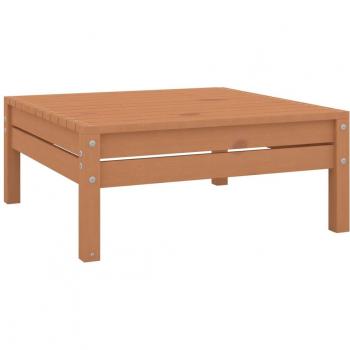vidaXL Garden Footstool Honey Brown Solid Pinewood