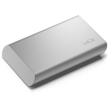 LaCie 500GB Silver USB Type-C External Solid State Drive