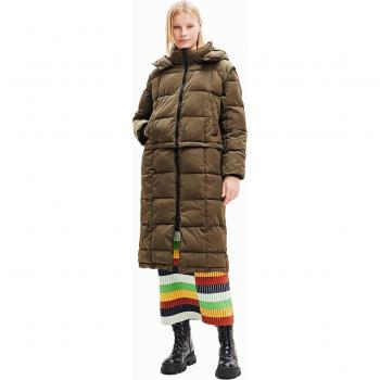 Abrigo Desigual desmontable Tetris khaki