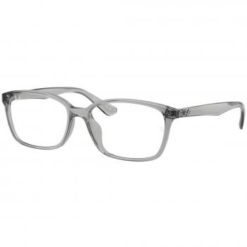 Ray-Ban RX7094D Asian Fit 8012 Unisex Eyeglasses Clear Size 55 with Blue Light Block
