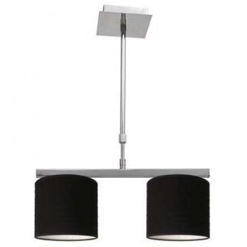 Fabrilamp - Lámpara Planetario Cromo/Negro 2xE14 (62x43)
