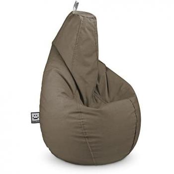 Puff Pera Naylim Mate Arena XL HAPPERS - Cómodo, Ligero y Resistente para Exterior e Interior