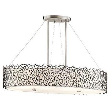 Kichler Silver Coral Oval Island Light