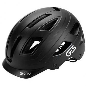 Casco Urbano GES City con Luz LED - Gris Adulto