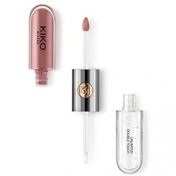 KIKO Milano Unlimited Double Touch - Barra de Labios Líquida en 2 Pasos - Acabado Luminoso - Hasta 12 Horas de Duración - Base de Color No-transfer - 6ml - Color 131 Sp