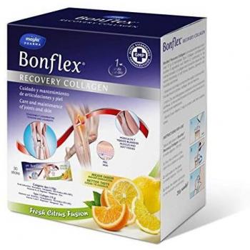 Bonflex Recovery Collagen Citrus, Blanco, 397 Gramos, 30 Sticks
