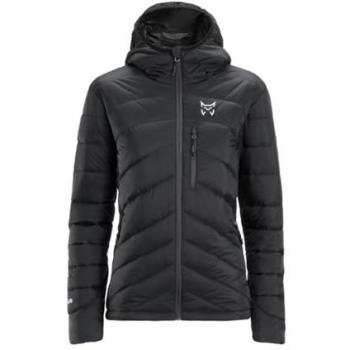 Chaqueta ligera Altus Elbrus J30 mujer | Pluma sintética | Repelente al agua | Transpirable | Gris/Negro (S)