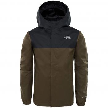 The North Face Resolve Reflective Chaqueta para niño, Niños, New Taupe Green, L