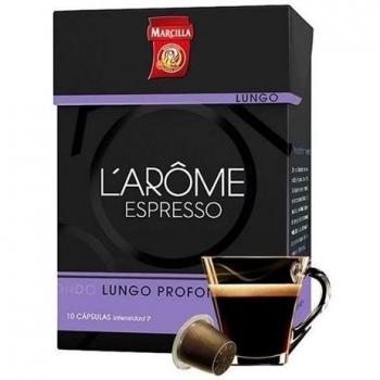 Marcilla - L'Arome Cápsulas De Café Espresso Lungo Profondo 10Pc