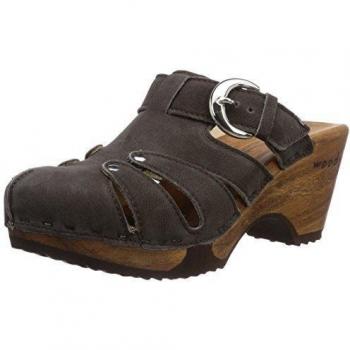 Woody Nele - Zuecos para mujer,  color grau