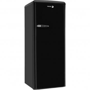 Fagor 3FLV-1455N Frigorífico Retro de 1 Puerta, 144x55 cm, Clase Energetica E, Color Negro