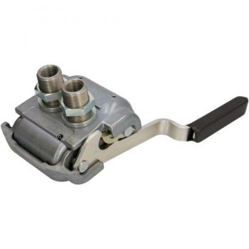 Acoplamiento rápido WABCO 4528020090 - Acoplamiento rápido, modelo 4528020090, fabricado por WABCO, diseñado para facilitar la conexión y desconexión de sistemas hidráulicos en vehículos comerciales