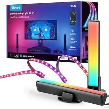 Kit Pro de Iluminación LED Govee para Monitores de 27 a 34 Pulgadas con Barra de Luz y Tira LED