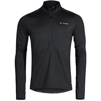 Vaude Camiseta Manga Larga Livigno II Forro Polar Hombre Negro (M)