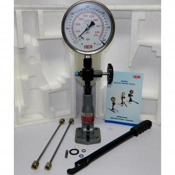 Diesel Inyector Boquilla Pop probador con 600 bar/0 – 6000 PSI doble escala Gauge