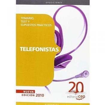 Telefonistas. Temario, Test y Supuestos Prácticos - Sin datos