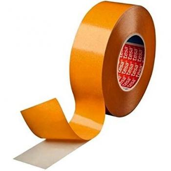 Cinta Doble Cara Tesa Tesafix 4970, PVC, 50mm x 50m, Color Blanco