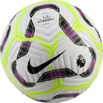 Nike Premier League Academy Balón de fútbol - Blanco, Talla 5, Modelo FZ2976-100, Colores: Blanco/Mora Negra/Volt/Negro
