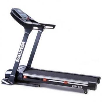 SALTER Cinta de Correr Velocidad 18km/h Máximas prestaciones mínimo Espacio, Marcador LCD, Sistema amortiguación periferico, programas establecidos, Uso doméstico sin limitación de Horas.