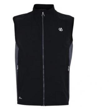 Dare2b Men's Water-Repellent Lattitudinal II Vest - Black Ebony Grey, Size L