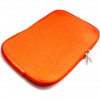 Emartbuy® Neopreno Resistente Carcasa Zip Soft Water Naranja / Cubierta Adecuada Para Asus X502CA