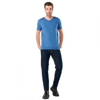 Camiseta de Manga Corta Gribs Azul Le Temps des Cerises M