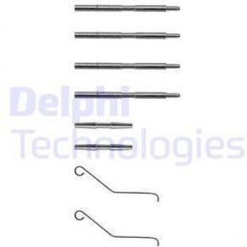 Kit de montaje de frenos Delphi LX0068, incluye pastillas de freno de disco y accesorios