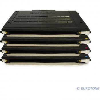 4x Rebuilt Toner für Samsung CLP 500 CLP-500 CLP-510 CLP-515 CLP-550 Serie - CLP 500 500A 500G 500N 500NA 500R...