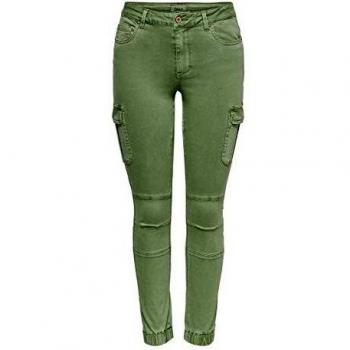 ONLY Missouri Women's Skinny Fit Cargo Pants - Olive Green