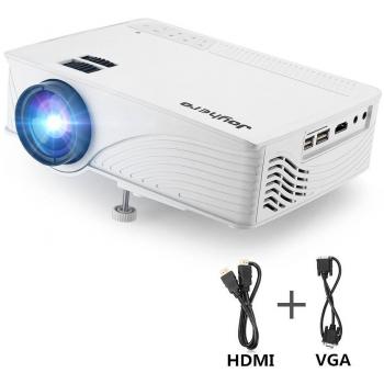 Joyhero mini led proyector gp12 1080p hd 2000 lmenes videoproyector multimedia para el hogar teatro apoya av tarjeta de 1080p hdmi usb sd vga para cine en casa de juegos porttiles de tv c blanco