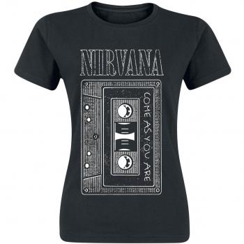 Nirvana As You Are Tape Women's T-Shirt - Black - Sizes S to XL - 100% Cotton
