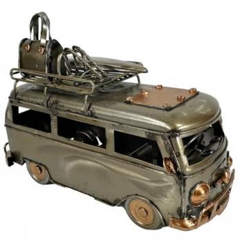 Autobús Vintage de Metal Signes Grimalt - Decoración del Hogar 12x17x8cm