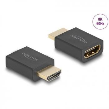 Adaptador HDMI de Alta Velocidad con Ethernet 8K 60 Hz Macho a Hembra - Delock