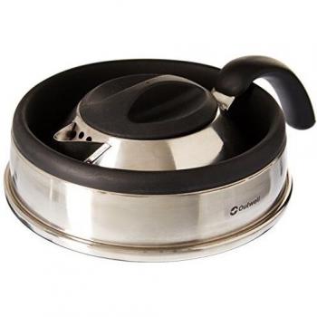 Tetera Plegable Outwell Collaps 1.5L Negra y Plateada