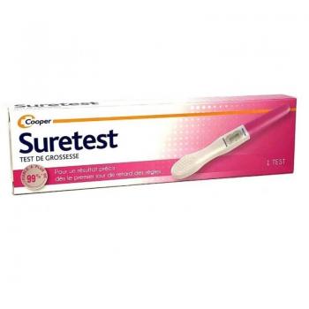 Test de Embarazo Suretest - Fiable al 99% - Rápido y Sencillo - Uso Único - 1 Unidad