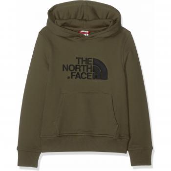 The North Face Sudadera Juvenil Drew Peak, Niños, New Taupe Green, M