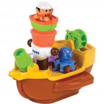 Toomies de Bizak, Barco Pirata para el Baño, Juguete de Baño, Desarrolla la Imaginación, Incluye 1 Barco Grande con Accesorios y 1 Barco Pequeño
