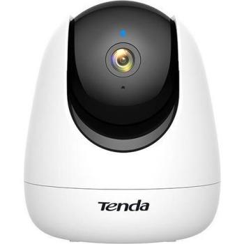 Tenda - Cámara PTZ FullHD RP3 de 2MP con resolución de 2 megapíxeles, visión nocturna, función de seguimiento automático, compatibilidad con Wi-Fi y control remoto a través de aplicación móvil