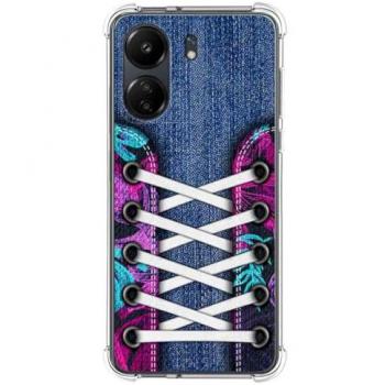 Funda Silicona Antigolpes para Xiaomi Poco C65 Diseño Zapatillas 06