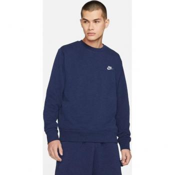 Sudadera Nike Sportswear Club Fleece para Hombre - Tejido French Terry - Azul Marino - Talla M
