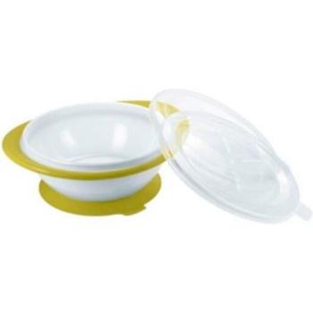 Nuk Easy Learning Bowl with Cover for Mess-Free Mealtime - 6m+