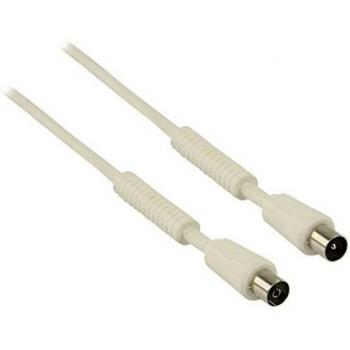 Coaxial Antenna Cable 100 dB Coax Male – Coax Female 20.0 m White