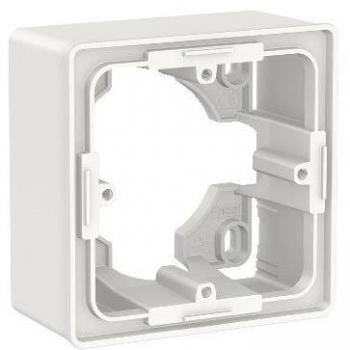 Schneider Electric New Unica Zócalo de Superficie 1 Elemento Blanco NU800218