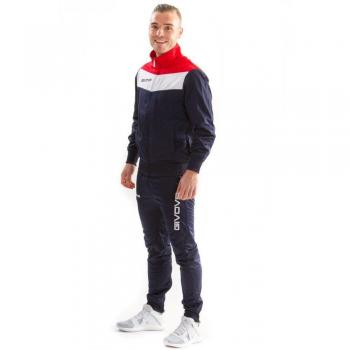 Chándal Givova Campo Técnico Hombre Color Azul-Rojo Talla S