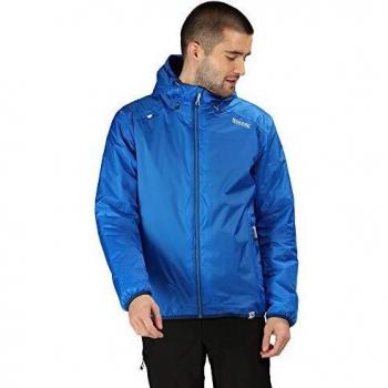 Regatta Tarren - Chaqueta impermeable y transpirable con forro polar y capucha para hombre, Hombre, Chaqueta aislante impermeable., RMP254 92Z95, Oxford Azul/Prussian., 3XL