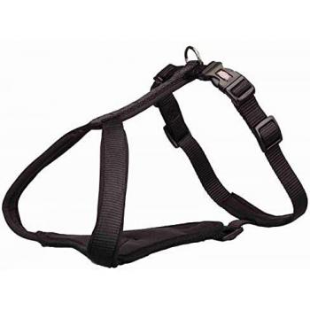 Arnés Y Trixie Premium Ajustable Negro para Perros 42-50 cm/15 mm