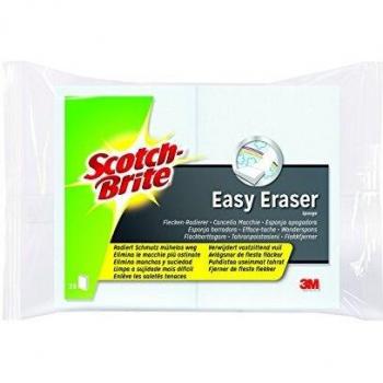 Scotch-Brite Duplo Esponja Borradora, Blanco, 2 Unidad, 2
