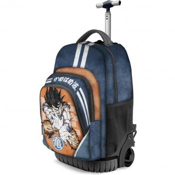 Trolley Kamehameha Dragon Ball 47cm - Mochila con ruedas oficial de Dragon Ball Z, diseño exclusivo de Karactermania