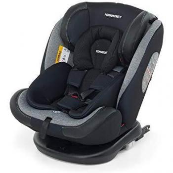 Silla de Coche Foppapedretti Iturn Duofix DUAL Multigrupo 0-1-2-3 Isofix Giratoria, desde recién nacido hasta 12 años, instalación con cinturón de seguridad e Isofix