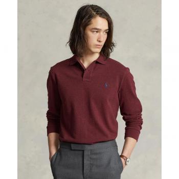 Polo Ralph Lauren Men's Regular Fit Basic Mesh Polo Shirt in Bordeaux